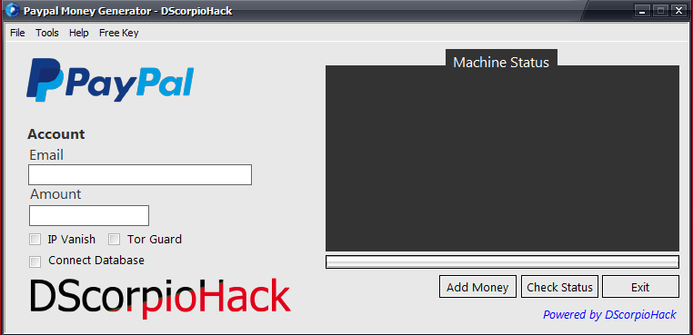 Paypal money generator dscorpiohack serial key codes